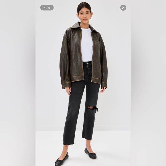 Levi's Denim - Levi’s Wedgie Straight Jeans Distressed Black Size 26 High Rise